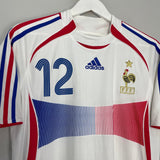 Shop 2006/07 FRANCE HENRY #12 AWAY SHIRT (S) ADIDAS, classic football shirts, vintage football shirts & retro soccer jerseys at Cult Kits
