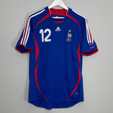 Shop 2006/07 FRANCE HENRY #12 HOME SHIRT (XL) ADIDAS, classic football shirts, vintage football shirts & retro soccer jerseys at Cult Kits
