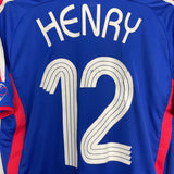 Shop 2006/07 FRANCE HENRY #12 HOME SHIRT (XL) ADIDAS, classic football shirts, vintage football shirts & retro soccer jerseys at Cult Kits
