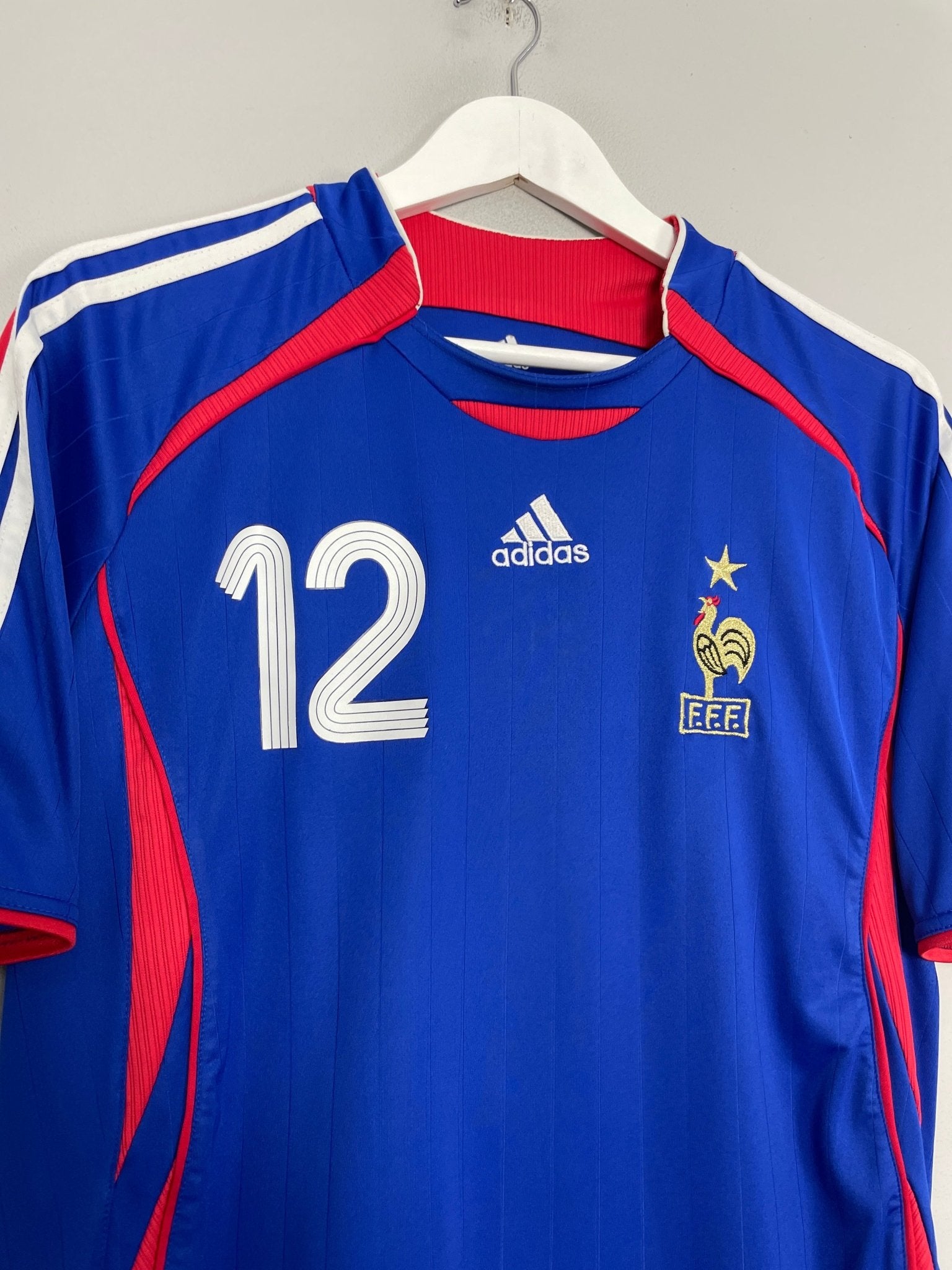 Shop 2006/07 FRANCE HENRY #12 HOME SHIRT (XL) ADIDAS, classic football shirts, vintage football shirts & retro soccer jerseys at Cult Kits