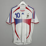 Shop 2006/07 FRANCE ZIDANE #10 AWAY SHIRT (L) ADIDAS, classic football shirts, vintage football shirts & retro soccer jerseys at Cult Kits