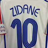 Shop 2006/07 FRANCE ZIDANE #10 AWAY SHIRT (L) ADIDAS, classic football shirts, vintage football shirts & retro soccer jerseys at Cult Kits