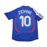 Buy 2006/07 France Zidane 10 Home Shirt (L) Adidas ~ Free worldwide shipping ~ Authentic Vintage Football Shirts from Cult Kits
