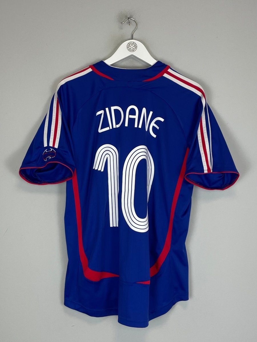2006/07 FRANCE ZIDANE 10 HOME SHIRT (L) ADIDAS - Cult Kits - Large - Buy Vintage Football Shirts, Authentic Retro Football Shirts For Sale, Classic Football Shirts & Soccer Jersey