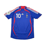 Buy 2006/07 France Zidane 10 Home Shirt (M) Adidas ~ Free worldwide shipping ~ Authentic Vintage Football Shirts from Cult Kits