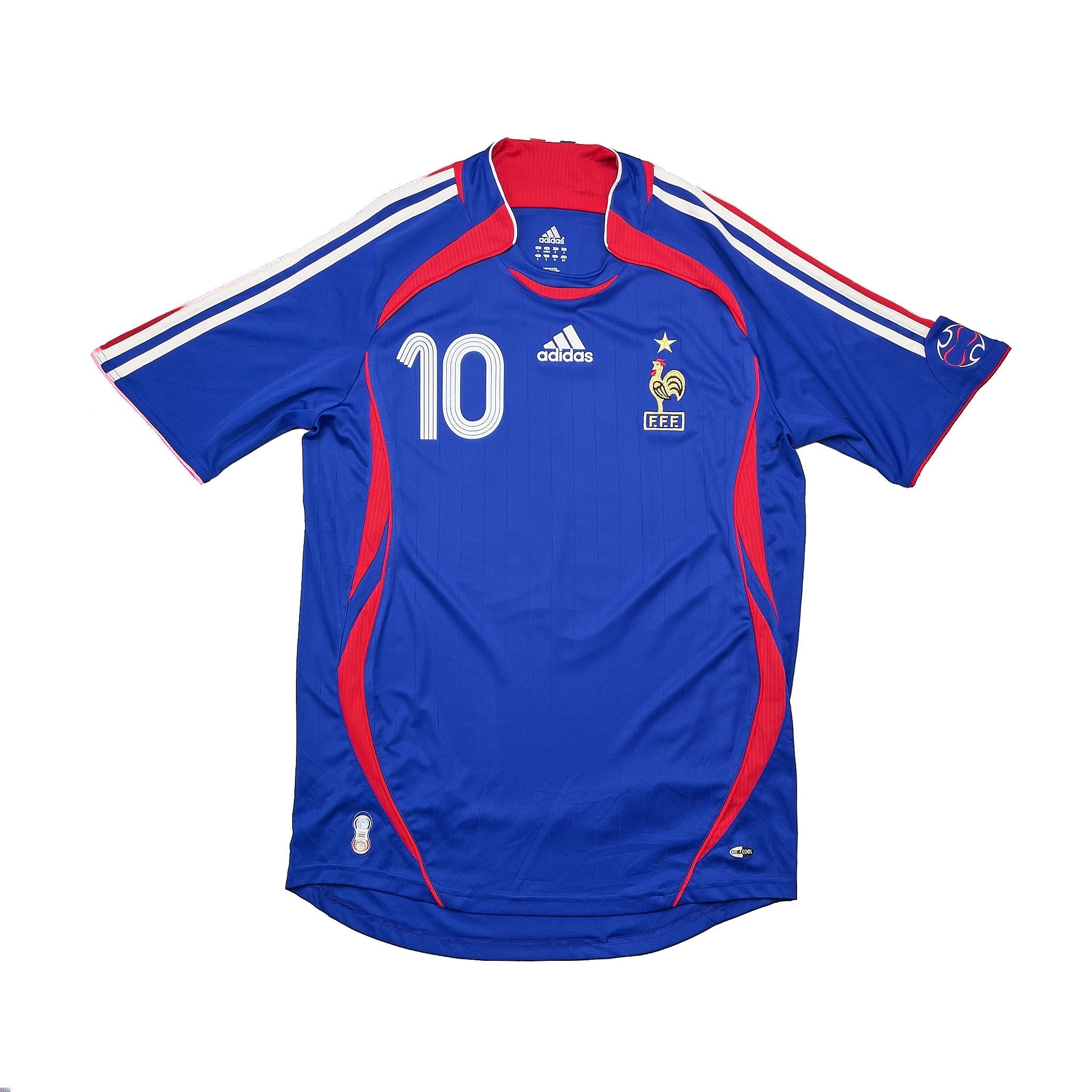 Buy 2006/07 France Zidane 10 Home Shirt (S) Adidas ~ Free worldwide shipping available ~ Authentic Vintage Football Shirts from Cult Kits