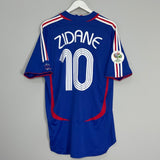 Shop 2006/07 FRANCE ZIDANE #10 HOME SHIRT (XL) ADIDAS, classic football shirts, vintage football shirts & retro soccer jerseys at Cult Kits