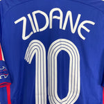 Shop 2006/07 FRANCE ZIDANE #10 HOME SHIRT (XL) ADIDAS, classic football shirts, vintage football shirts & retro soccer jerseys at Cult Kits