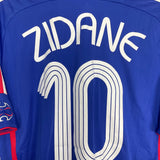 Shop 2006/07 FRANCE ZIDANE #10 HOME SHIRT (XL) ADIDAS, classic football shirts, vintage football shirts & retro soccer jerseys at Cult Kits