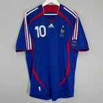 Shop 2006/07 FRANCE ZIDANE #10 HOME SHIRT (XL) ADIDAS, classic football shirts, vintage football shirts & retro soccer jerseys at Cult Kits