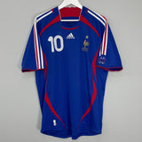 Shop 2006/07 FRANCE ZIDANE #10 HOME SHIRT (XL) ADIDAS, classic football shirts, vintage football shirts & retro soccer jerseys at Cult Kits
