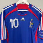 Shop 2006/07 FRANCE ZIDANE #10 HOME SHIRT (XL) ADIDAS, classic football shirts, vintage football shirts & retro soccer jerseys at Cult Kits