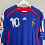 Shop 2006/07 FRANCE ZIDANE #10 HOME SHIRT (XL) ADIDAS, classic football shirts, vintage football shirts & retro soccer jerseys at Cult Kits