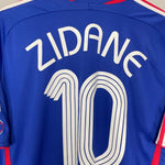 Shop 2006/07 FRANCE ZIDANE #10 HOME SHIRT (XL) ADIDAS, classic football shirts, vintage football shirts & retro soccer jerseys at Cult Kits