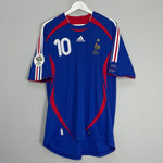 Shop 2006/07 FRANCE ZIDANE #10 HOME SHIRT (XL) ADIDAS, classic football shirts, vintage football shirts & retro soccer jerseys at Cult Kits