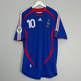 Shop 2006/07 FRANCE ZIDANE #10 HOME SHIRT (XL) ADIDAS, classic football shirts, vintage football shirts & retro soccer jerseys at Cult Kits