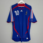 Shop 2006/07 FRANCE ZIDANE #10 HOME SHIRT (XXL) ADIDAS, classic football shirts, vintage football shirts & retro soccer jerseys at Cult Kits
