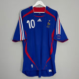 Shop 2006/07 FRANCE ZIDANE #10 HOME SHIRT (XXL) ADIDAS, classic football shirts, vintage football shirts & retro soccer jerseys at Cult Kits