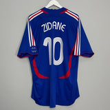 Shop 2006/07 FRANCE ZIDANE #10 HOME SHIRT (XXL) ADIDAS, classic football shirts, vintage football shirts & retro soccer jerseys at Cult Kits