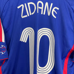 Shop 2006/07 FRANCE ZIDANE #10 HOME SHIRT (XXL) ADIDAS, classic football shirts, vintage football shirts & retro soccer jerseys at Cult Kits