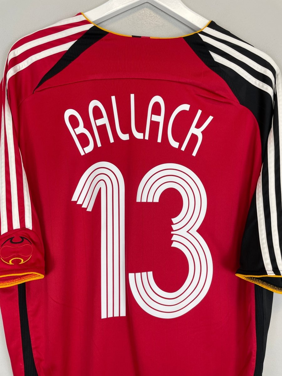 2006/07 GERMANY BALLACK 13 AWAY SHIRT (XXL) ADIDAS - Cult Kits - XXL - Buy Vintage Football Shirts, Authentic Retro Football Shirts For Sale, Classic Football Shirts & Soccer Jersey