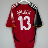 2006/07 GERMANY BALLACK 13 AWAY SHIRT (XXL) ADIDAS - Cult Kits - XXL - Buy Vintage Football Shirts, Authentic Retro Football Shirts For Sale, Classic Football Shirts & Soccer Jersey