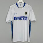 Shop 2006/07 INTER MILAN FIGO #7 AWAY SHIRT (XL) NIKE, classic football shirts, vintage football shirts & retro soccer jerseys at Cult Kits