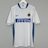Shop 2006/07 INTER MILAN FIGO #7 AWAY SHIRT (XL) NIKE, classic football shirts, vintage football shirts & retro soccer jerseys at Cult Kits