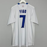 Shop 2006/07 INTER MILAN FIGO #7 AWAY SHIRT (XL) NIKE, classic football shirts, vintage football shirts & retro soccer jerseys at Cult Kits