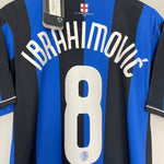 Shop 2006/07 INTER MILAN IBRAHIMOVIC #8 *BNWT* HOME SHIRT (L) NIKE, classic football shirts, vintage football shirts & retro soccer jerseys at Cult Kits