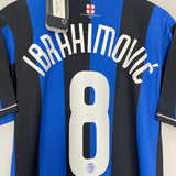 Shop 2006/07 INTER MILAN IBRAHIMOVIC #8 *BNWT* HOME SHIRT (L) NIKE, classic football shirts, vintage football shirts & retro soccer jerseys at Cult Kits