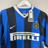 Shop 2006/07 INTER MILAN IBRAHIMOVIC #8 *BNWT* HOME SHIRT (L) NIKE, classic football shirts, vintage football shirts & retro soccer jerseys at Cult Kits