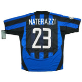 Buy 2006/07 Inter Milan Materrazi 23 Home Shirt BNWT (XL) Nike ~ Free worldwide shipping ~ Authentic Vintage Football Shirts from Cult Kits