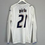 Shop 2006/07 ITALY PIRLO #21 L/S AWAY SHIRT (L) PUMA, classic football shirts, vintage football shirts & retro soccer jerseys at Cult Kits