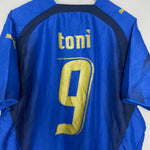 Shop 2006/07 ITALY TONI #9 HOME SHIRT (XL) PUMA, classic football shirts, vintage football shirts & retro soccer jerseys at Cult Kits