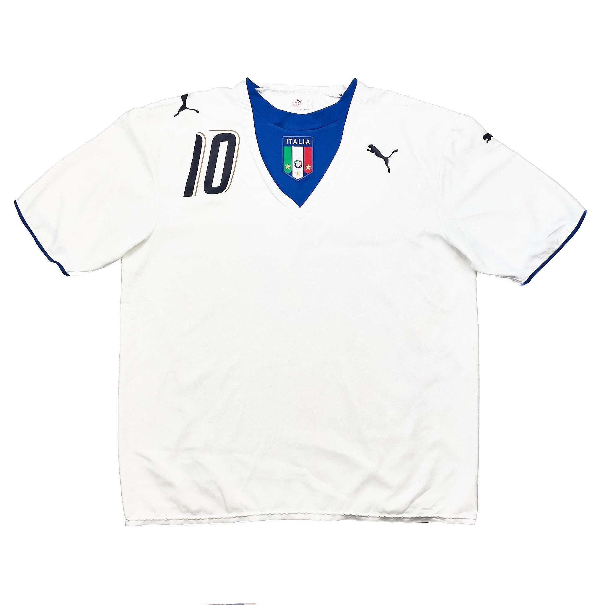 Italy Puma Away Shirt Totti 10 2006 – LE 7 SORELLE Italy Puma Away Shirt Totti 10 2006 – LE 7 SORELLE