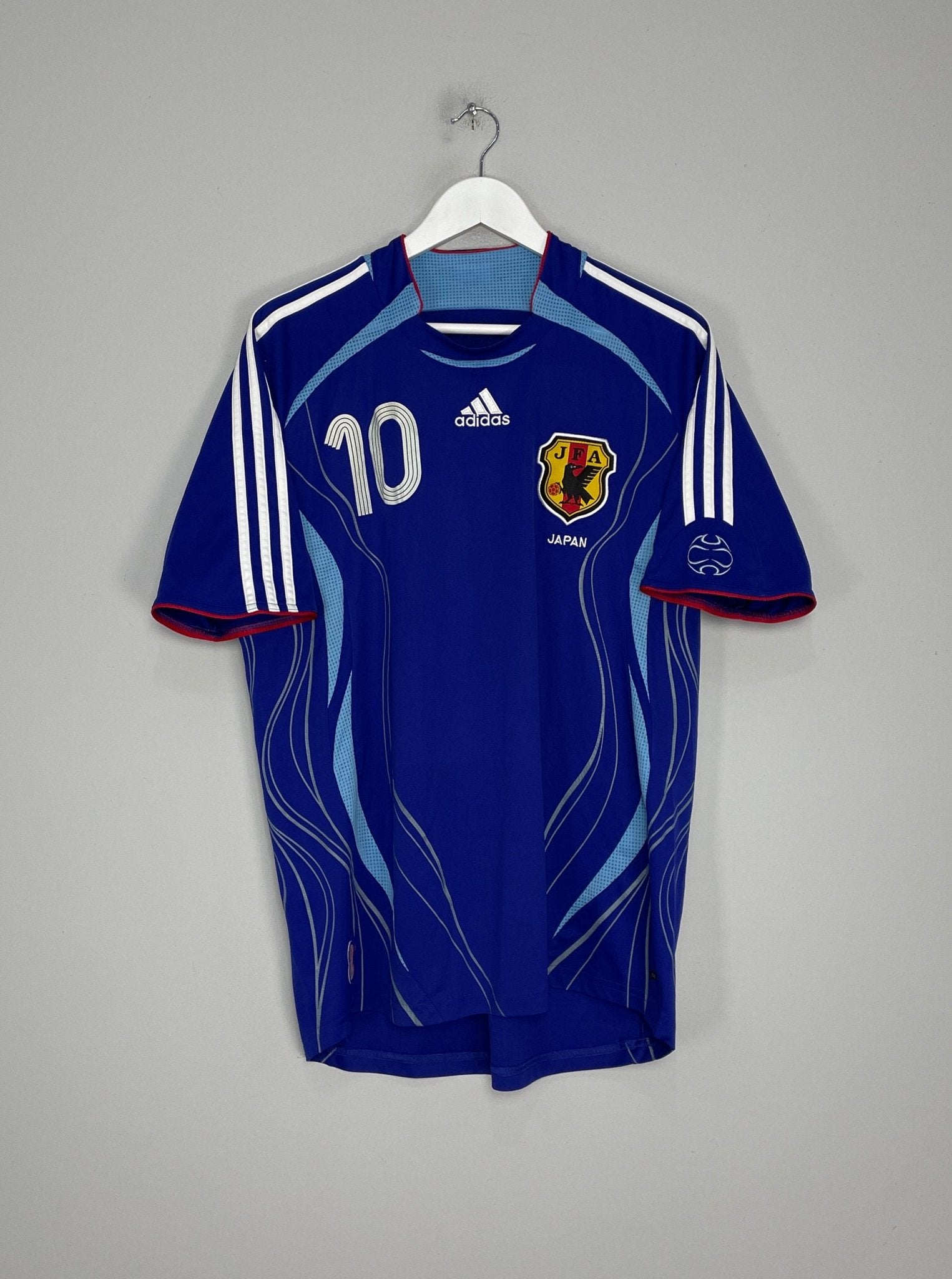 Shop 2006/07 JAPAN NAKAMURA #10 HOME SHIRT (L) ADIDAS, classic football shirts, vintage football shirts & retro soccer jerseys at Cult Kits
