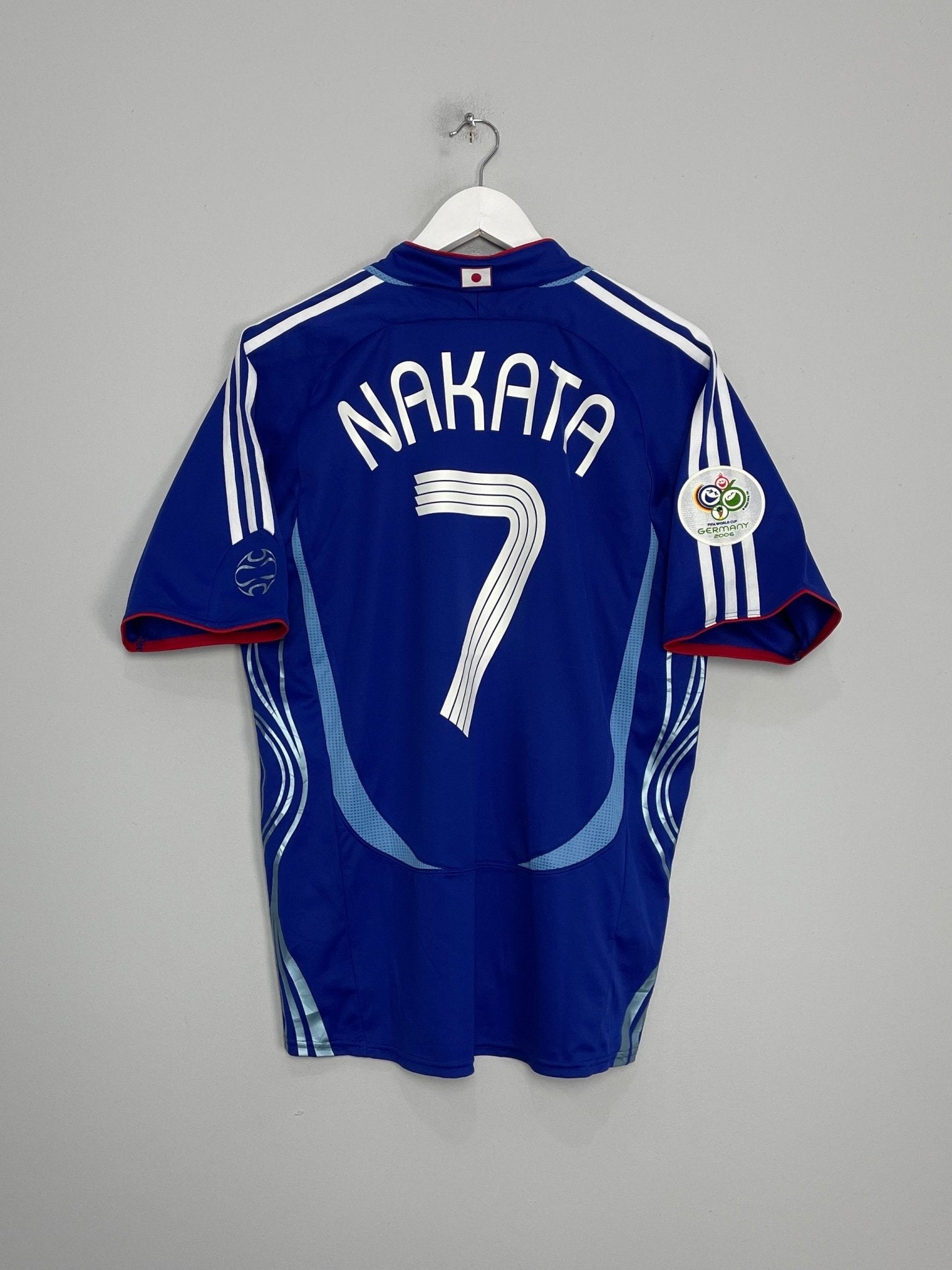 Shop 2006/07 JAPAN NAKATA #7 HOME SHIRT (M) ADIDAS, classic football shirts, vintage football shirts & retro soccer jerseys at Cult Kits