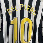 Shop 2006/07 JUVENTUS DEL PIERO #10 HOME SHIRT (L) NIKE, classic football shirts, vintage football shirts & retro soccer jerseys at Cult Kits