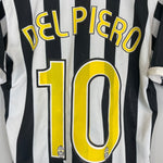 2006/07 JUVENTUS DEL PIERO 10 HOME SHIRT (M) NIKE - Cult Kits - Medium - Buy Vintage Football Shirts, Authentic Retro Football Shirts For Sale, Classic Football Shirts & Soccer Jersey