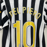 Shop 2006/07 JUVENTUS DEL PIERO #10 HOME SHIRT (S) NIKE, classic football shirts, vintage football shirts & retro soccer jerseys at Cult Kits