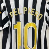 Shop 2006/07 JUVENTUS DEL PIERO #10 HOME SHIRT (S) NIKE, classic football shirts, vintage football shirts & retro soccer jerseys at Cult Kits