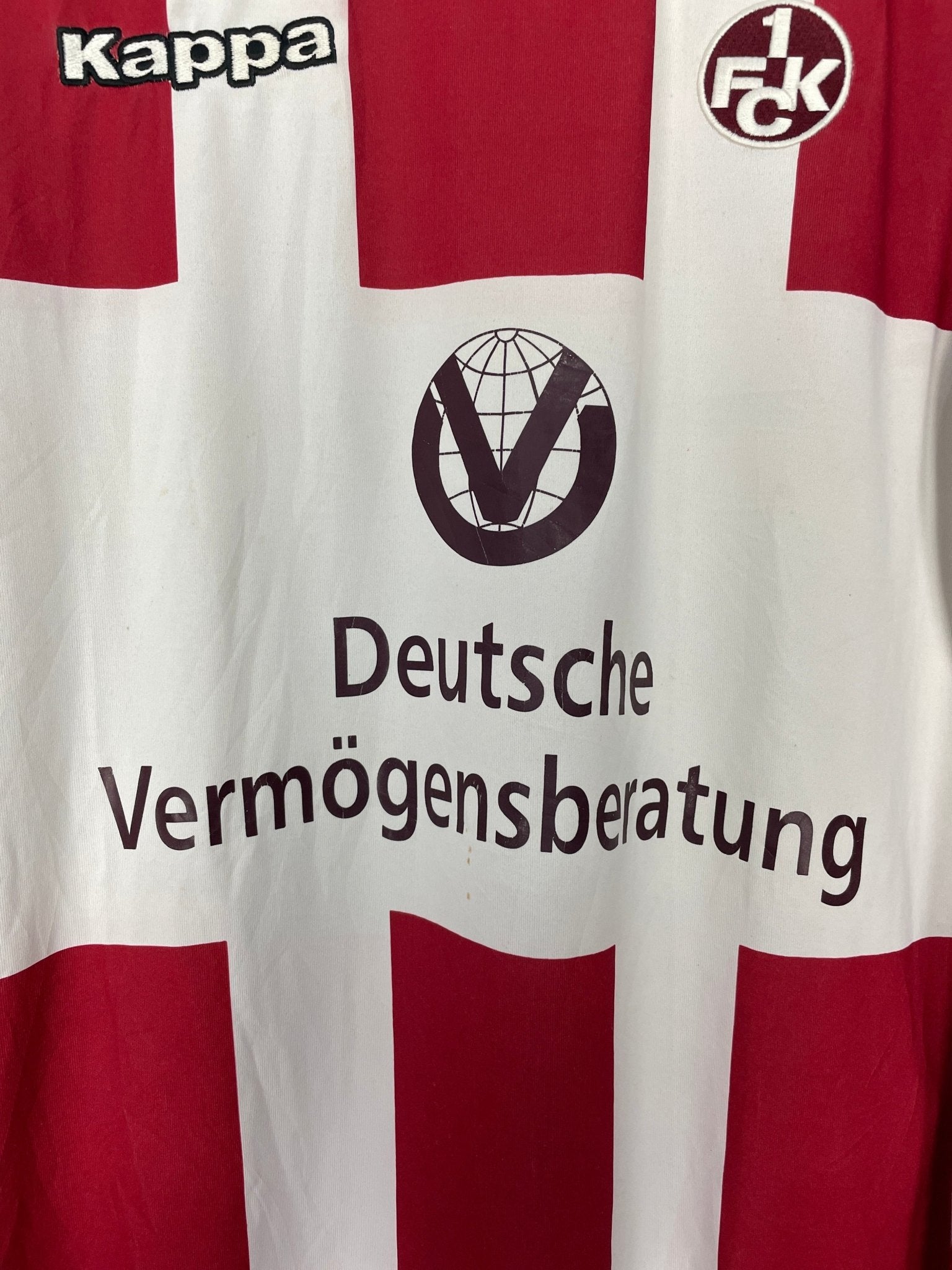 Shop 2006/07 KAISERSLAUTERN L/S HOME SHIRT (L) KAPPA, classic football shirts, vintage football shirts & retro soccer jerseys at Cult Kits