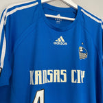 Shop 2006/07 KANSAS CITY WIZARDS THOMAS #4 *MATCH ISSUED + SIGNED* HOME SHIRT (XL) ADIDAS, classic football shirts, vintage football shirts & retro soccer jerseys at Cult Kits