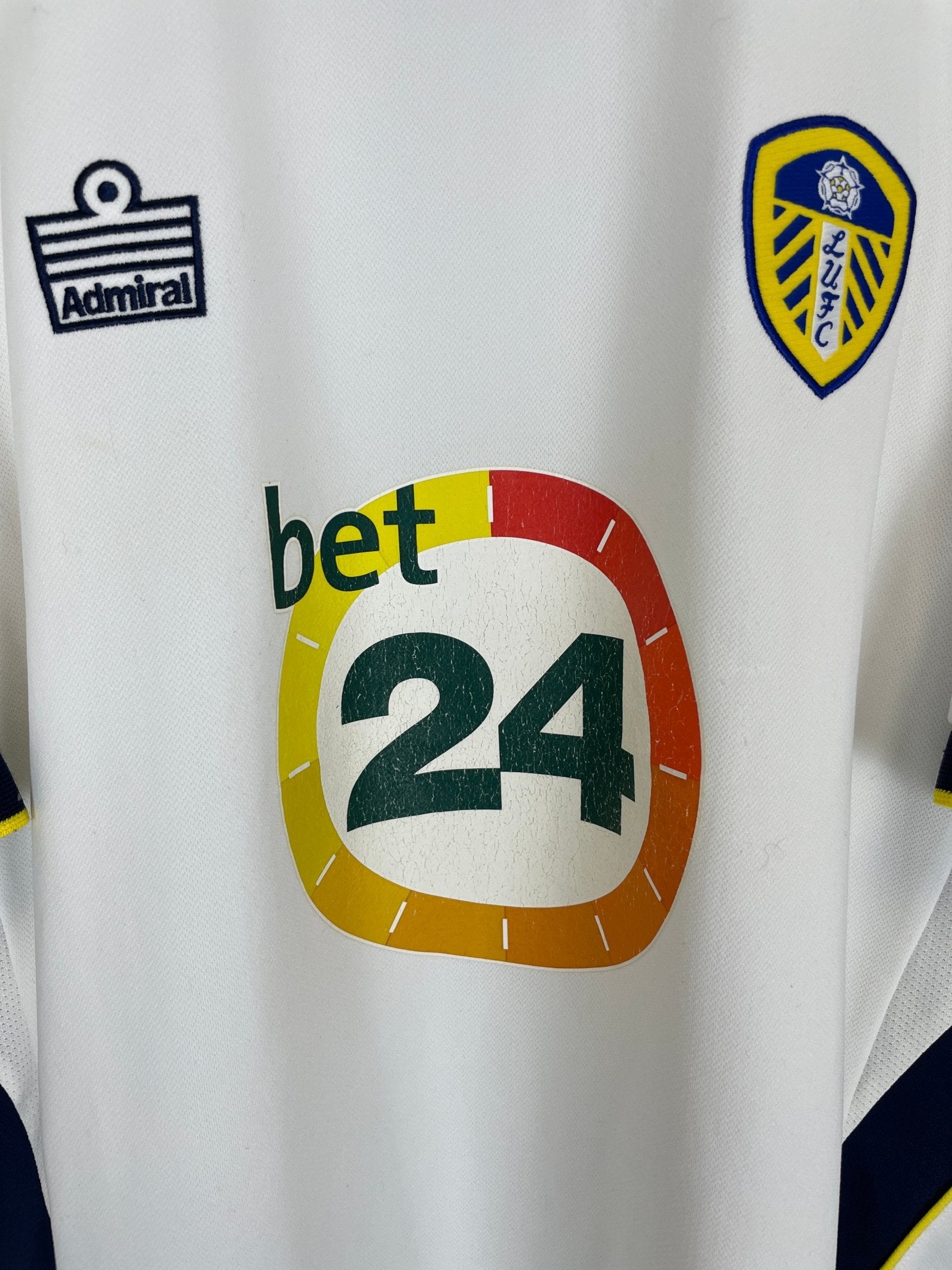 Shop 2006/07 LEEDS UNITED HOME SHIRT (XL) ADMIRAL, classic football shirts, vintage football shirts & retro soccer jerseys at Cult Kits