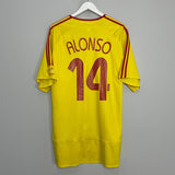 Shop 2006/07 LIVERPOOL ALONSO #14 AWAY SHIRT (XXXL) ADIDAS, classic football shirts, vintage football shirts & retro soccer jerseys at Cult Kits