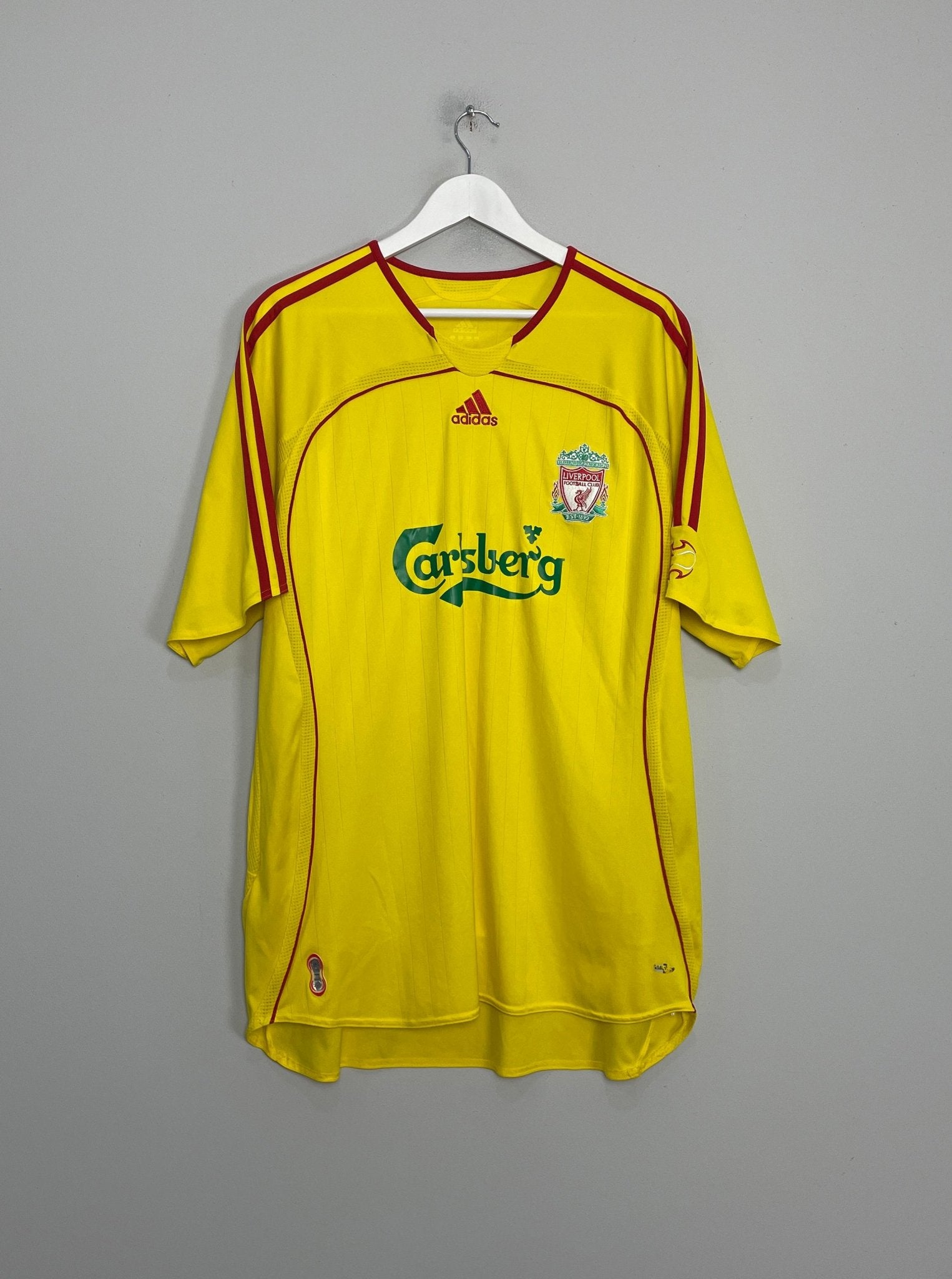 Shop 2006/07 LIVERPOOL ALONSO #14 AWAY SHIRT (XXXL) ADIDAS, classic football shirts, vintage football shirts & retro soccer jerseys at Cult Kits