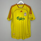 Shop 2006/07 LIVERPOOL GERRARD #8 AWAY SHIRT (L) ADIDAS, classic football shirts, vintage football shirts & retro soccer jerseys at Cult Kits