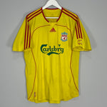 Shop 2006/07 LIVERPOOL GERRARD #8 AWAY SHIRT (L) ADIDAS, classic football shirts, vintage football shirts & retro soccer jerseys at Cult Kits