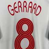 Shop 2006/07 LIVERPOOL GERRARD #8 AWAY SHIRT (L) ADIDAS, classic football shirts, vintage football shirts & retro soccer jerseys at Cult Kits